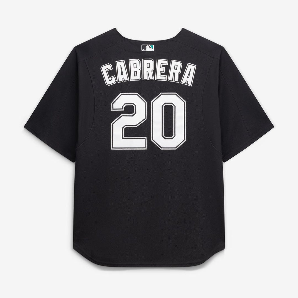 Miami Marlins Miguel Cabrera Mitchell & Ness Big & Tall Cooperstown Mesh Batting Practice Jersey - Black