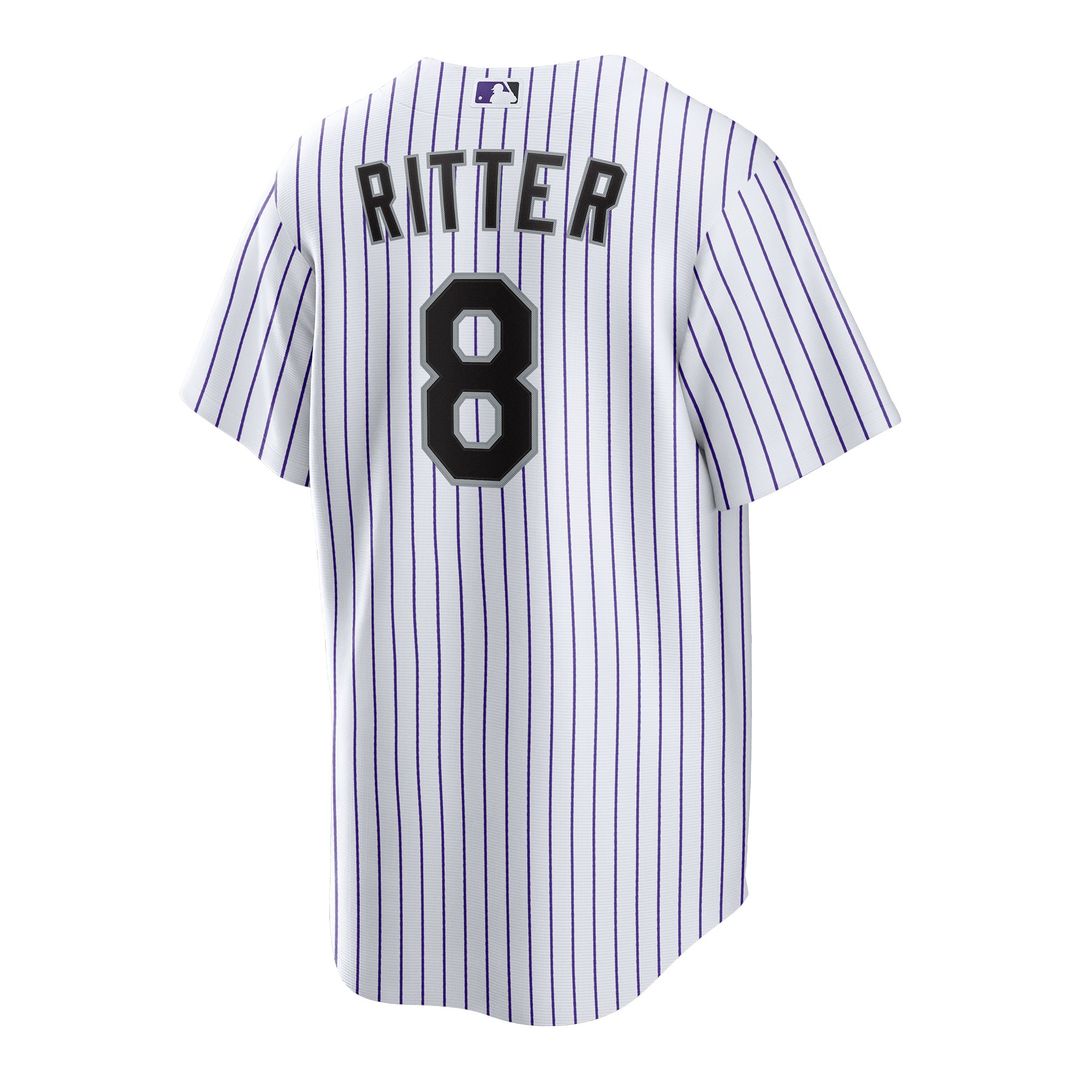 Colorado Rockies Ryan Ritter Nike Home Replica Jersey - White