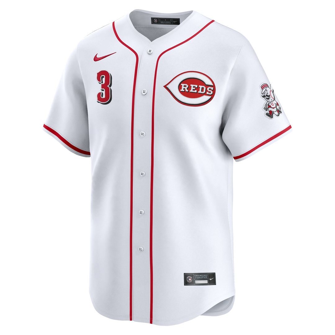 Cincinnati Reds Ke'Bryan Hayes Nike Home Limited Player Jersey - White