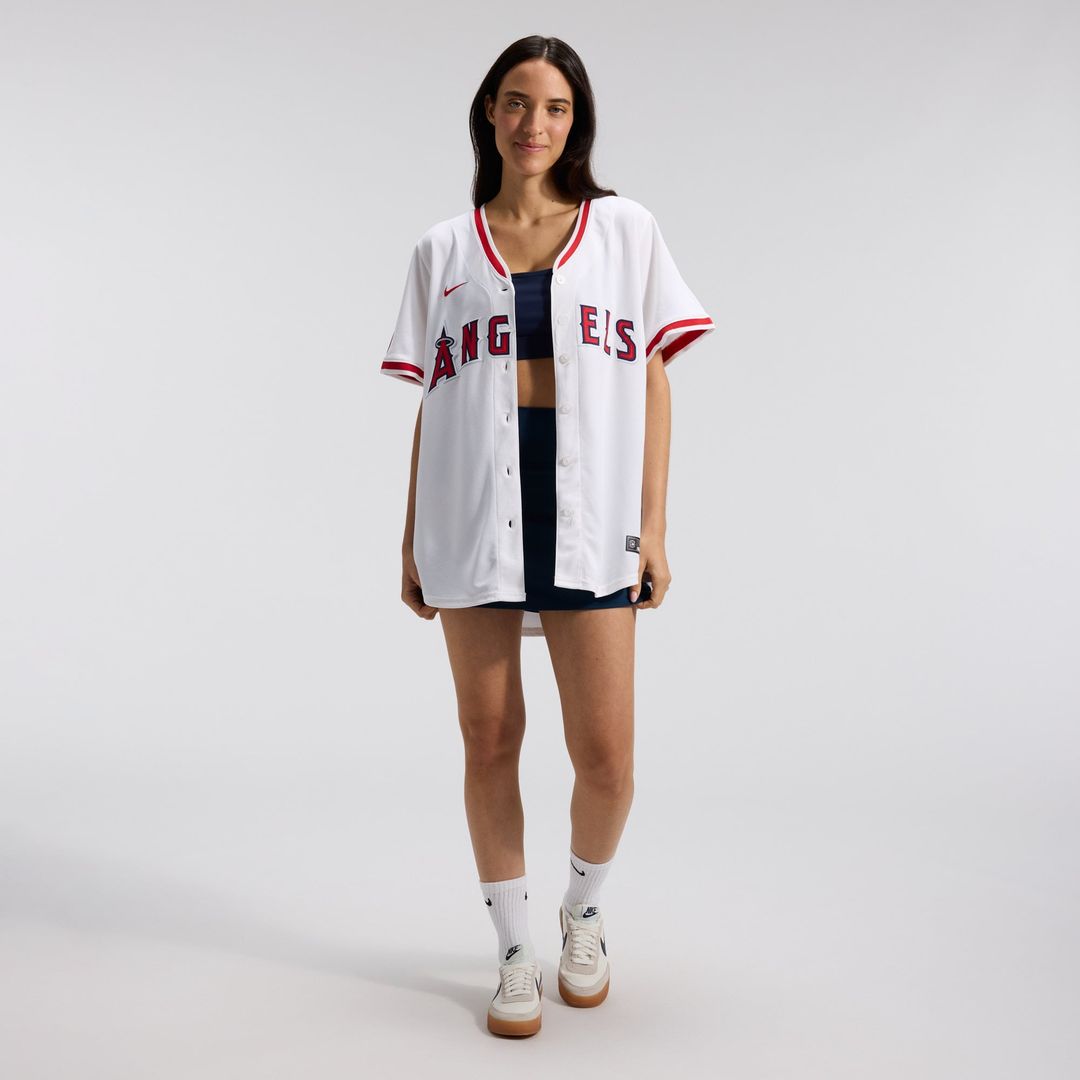 Los Angeles Angels Nike Women's Home Limited Jersey - White