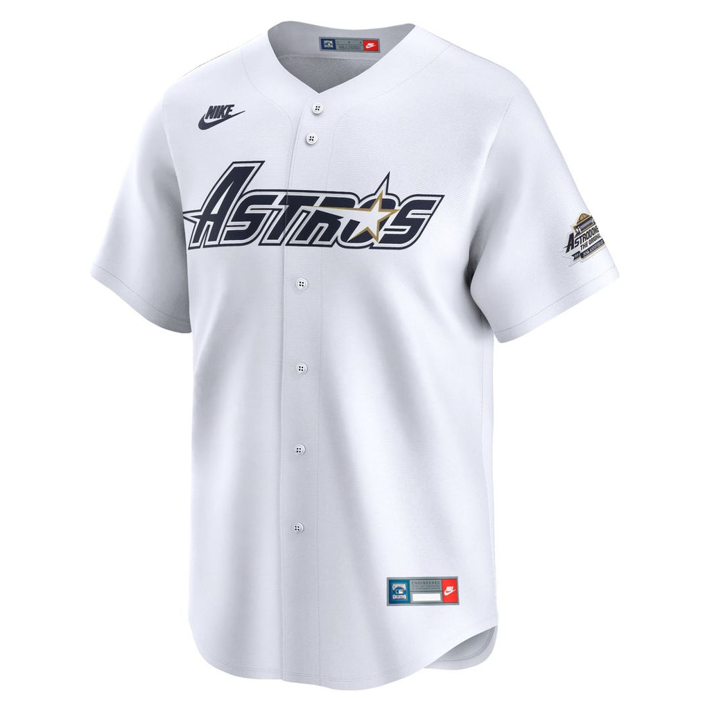 Houston Astros Craig Biggio Nike Throwback Cooperstown Limited Jersey - White