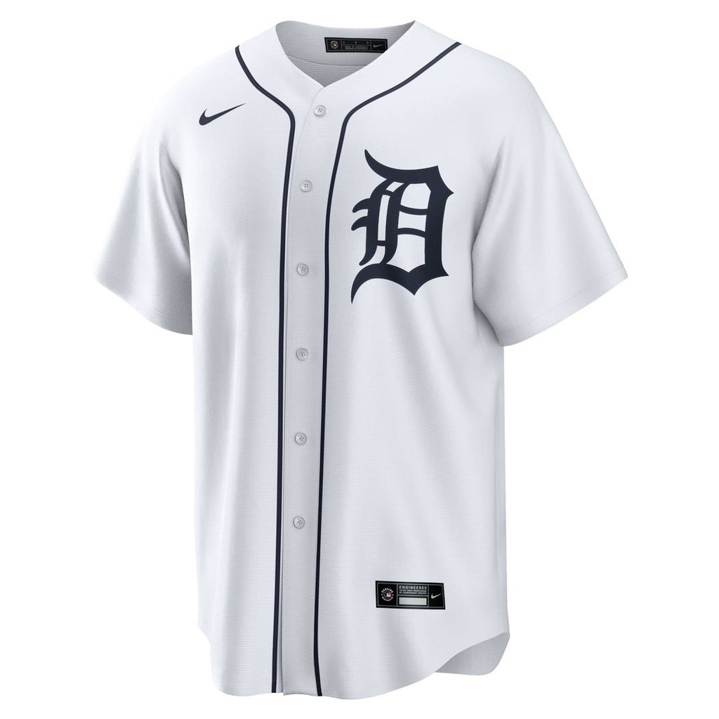 Detroit Tigers Javier Baez Nike Home Replica Player Jersey - White