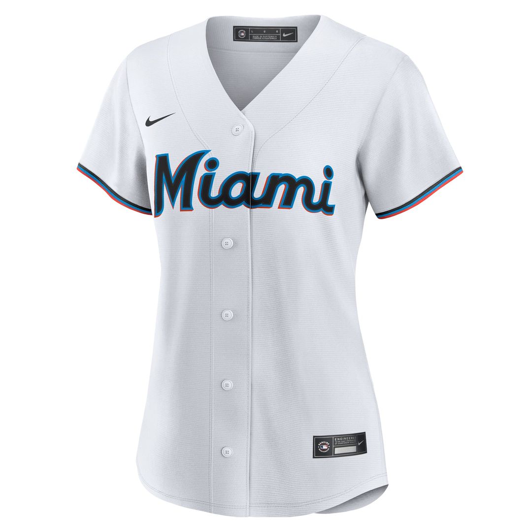 Miami Marlins Connor Norby Nike Women's Home Replica Jersey - White