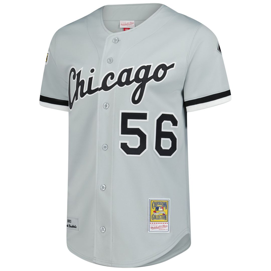 Chicago White Sox Mark Buehrle Mitchell & Ness 2005 Throwback Authentic Jersey - Gray