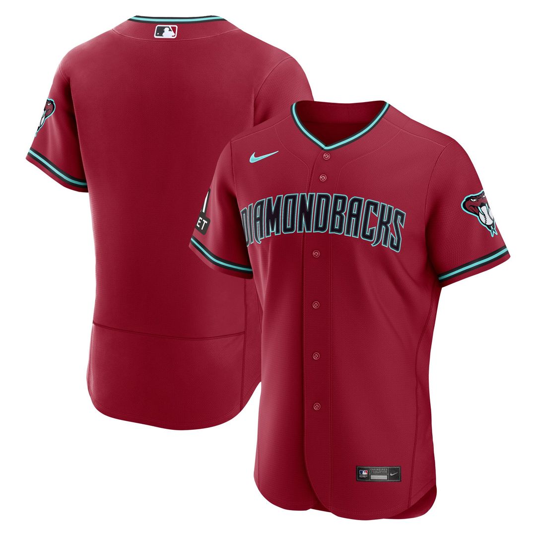 Arizona Diamondbacks Nike Alternate 2 Authentic Jersey - Crimson