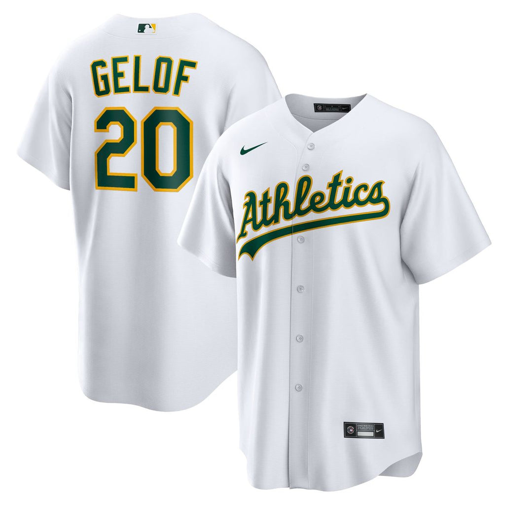 Athletics Zack Gelof Nike Home Replica Jersey - White