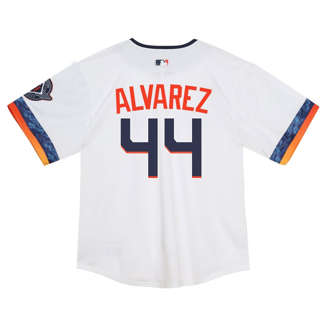 Houston Astros Yordan Alvarez Toddler City Connect 2025 Limited Jersey - White
