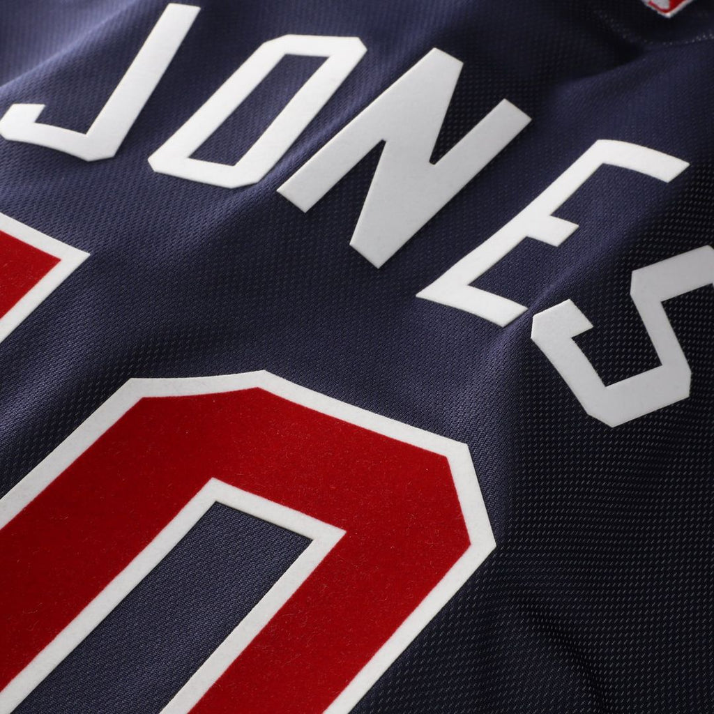Atlanta Braves Chipper Jones Mitchell & Ness Authentic Batting Practice Jersey - Navy