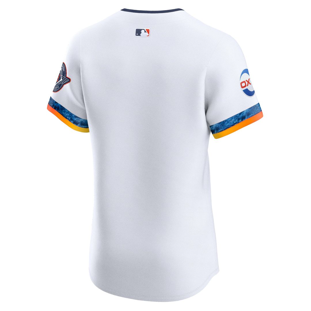 Houston Astros Nike 2025 City Connect Elite Jersey - White