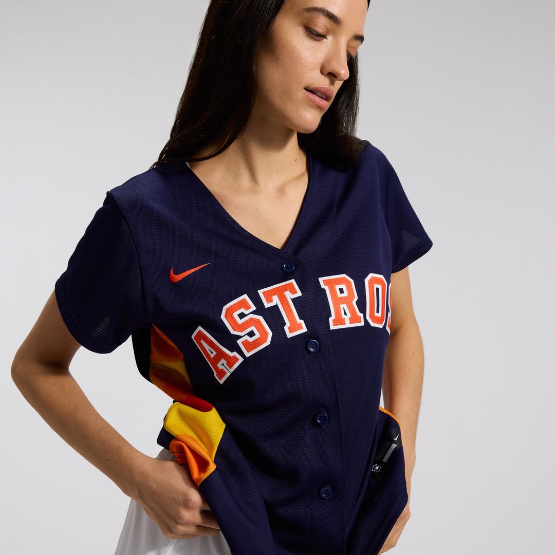 Houston Astros Jose Altuve Nike Women's Alternate Replica Player Jersey - Navy