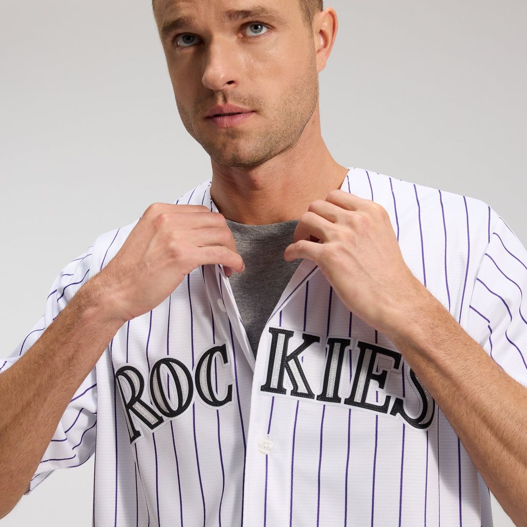 Colorado Rockies Nike Home Replica Team Jersey - White