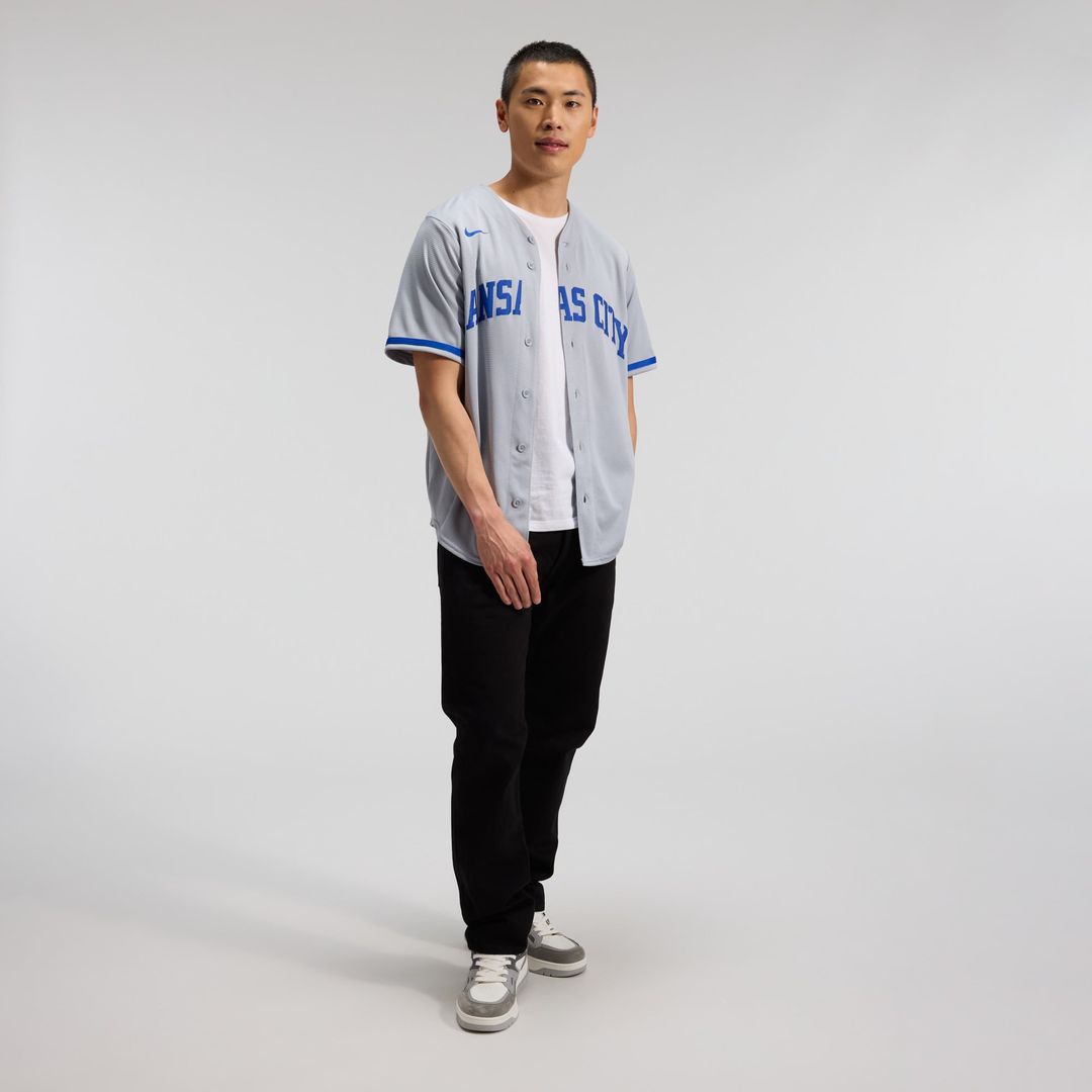 Kansas City Royals Bobby Witt Jr. Nike Road Replica Jersey - Gray