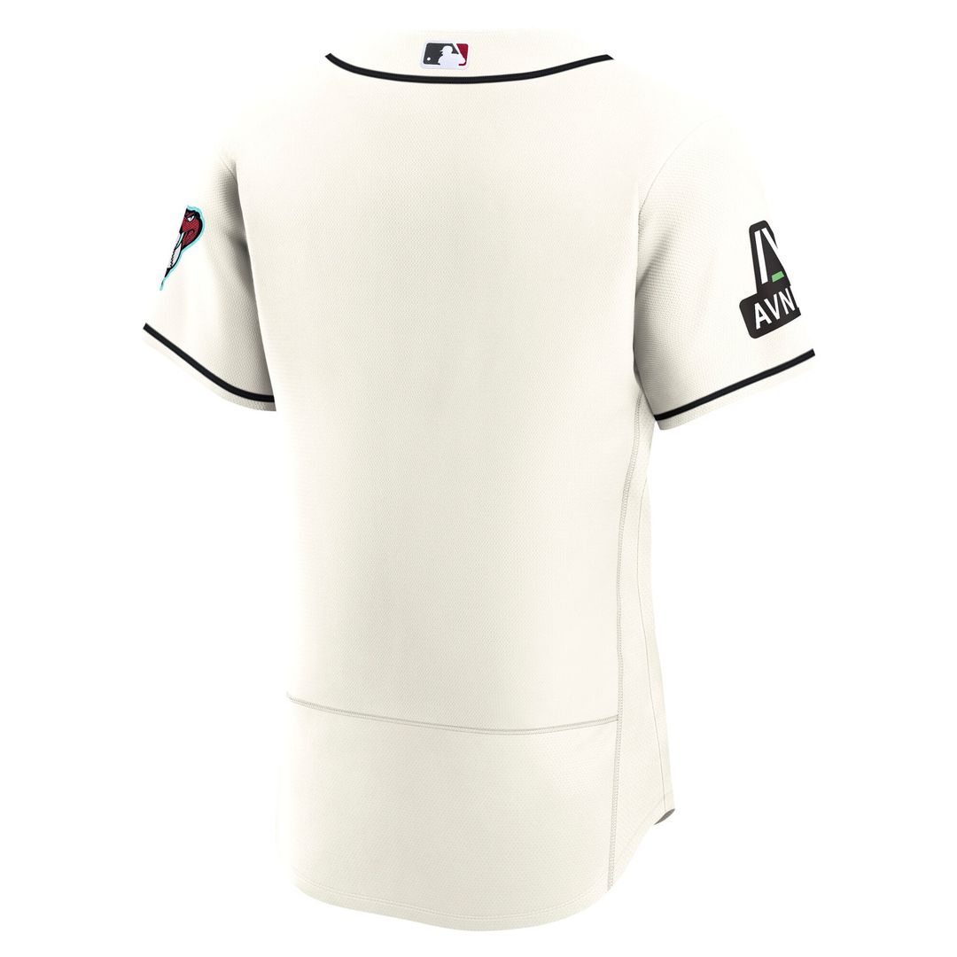 Arizona Diamondbacks Nike Home Sponsor Patch Authentic Jersey - Cream