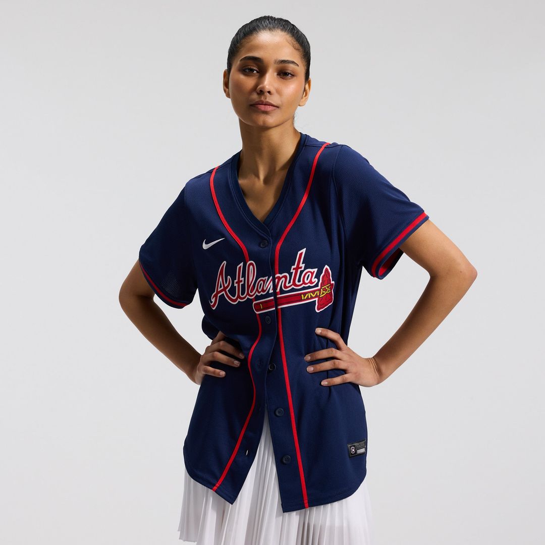 Atlanta Braves Ronald Acuña Jr. Nike Women's Alternate Limited Player Jersey - Navy