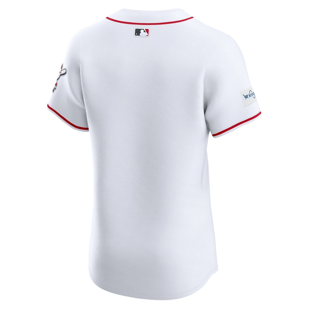 Cincinnati Reds Nike Home Elite Jersey - White