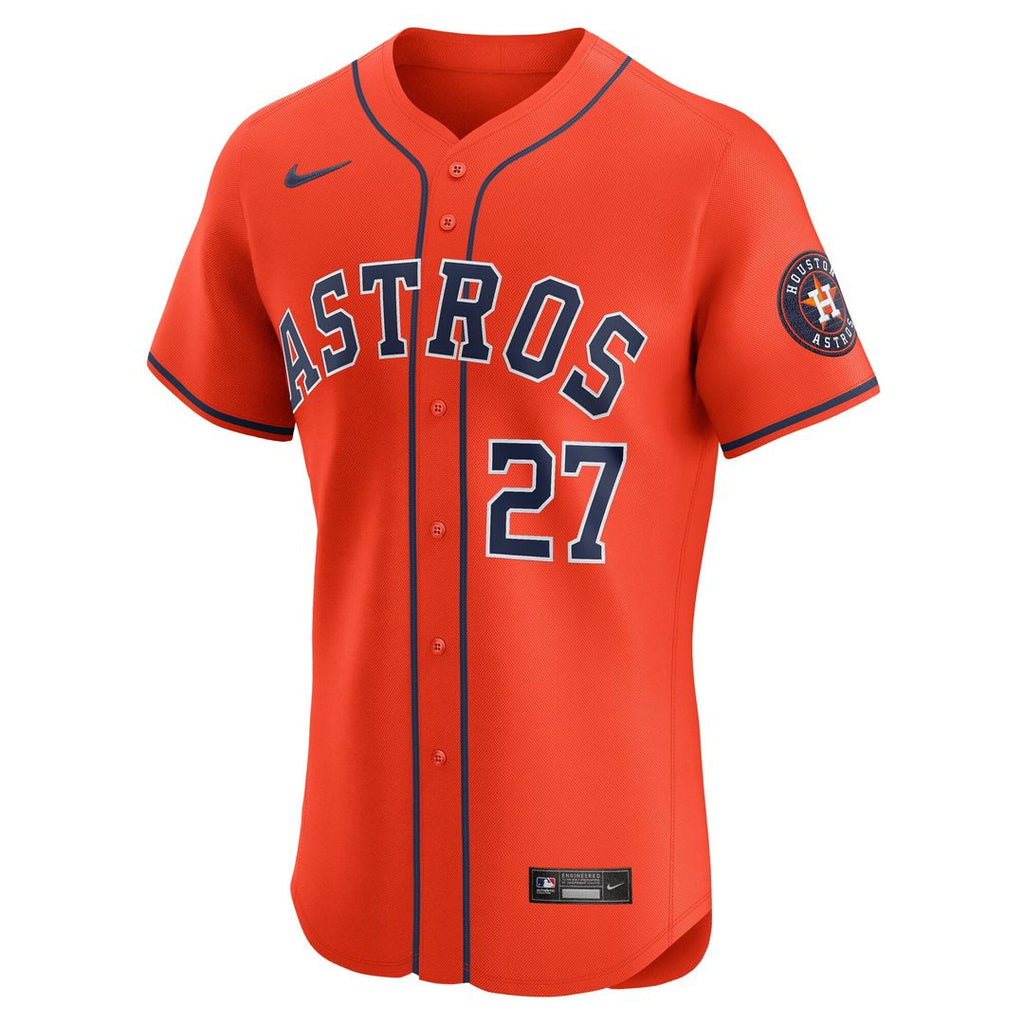 Houston Astros Jose Altuve Nike Alternate Elite Player Jersey - Orange