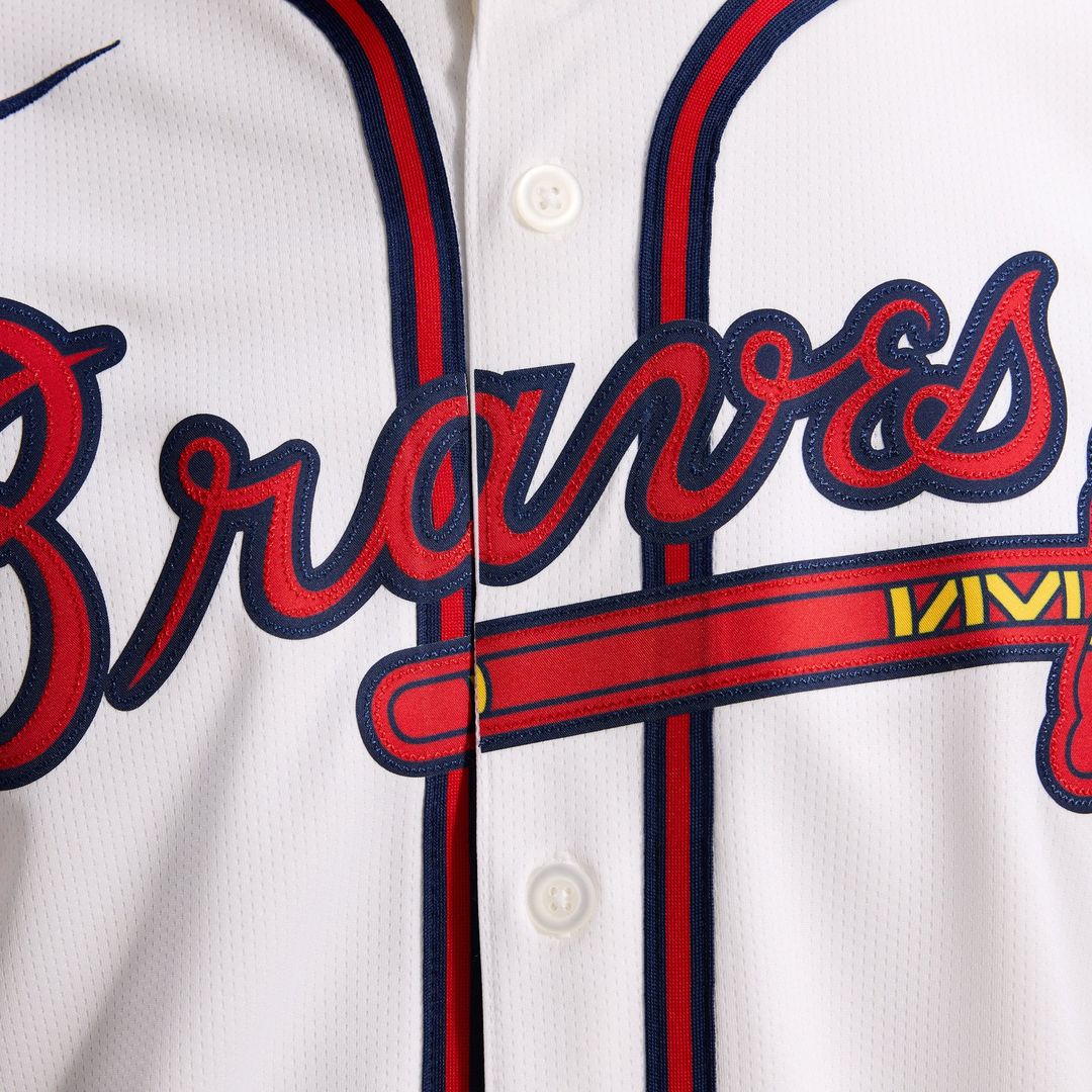 Atlanta Braves Nike Home Limited Jersey - White