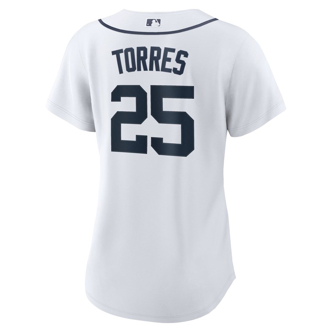 Detroit Tigers Gleyber Torres Nike Women's Home Replica Jersey - White
