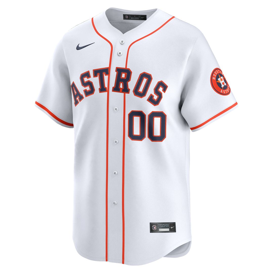 Houston Astros Nike Home Limited Pick - A - Player Retired Roster Jersey - White
