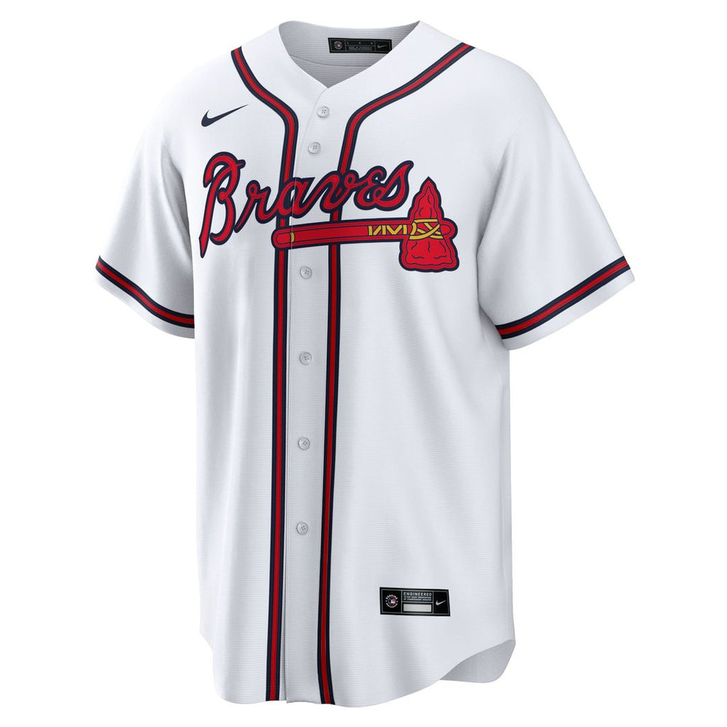 Atlanta Braves Spencer Strider Nike Replica Player Jersey - White