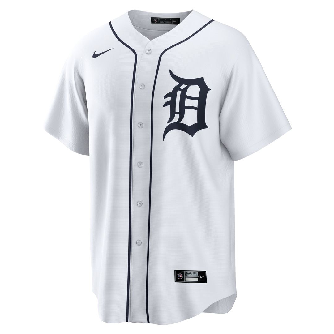 Detroit Tigers Jake Rogers Nike Home Replica Jersey - White
