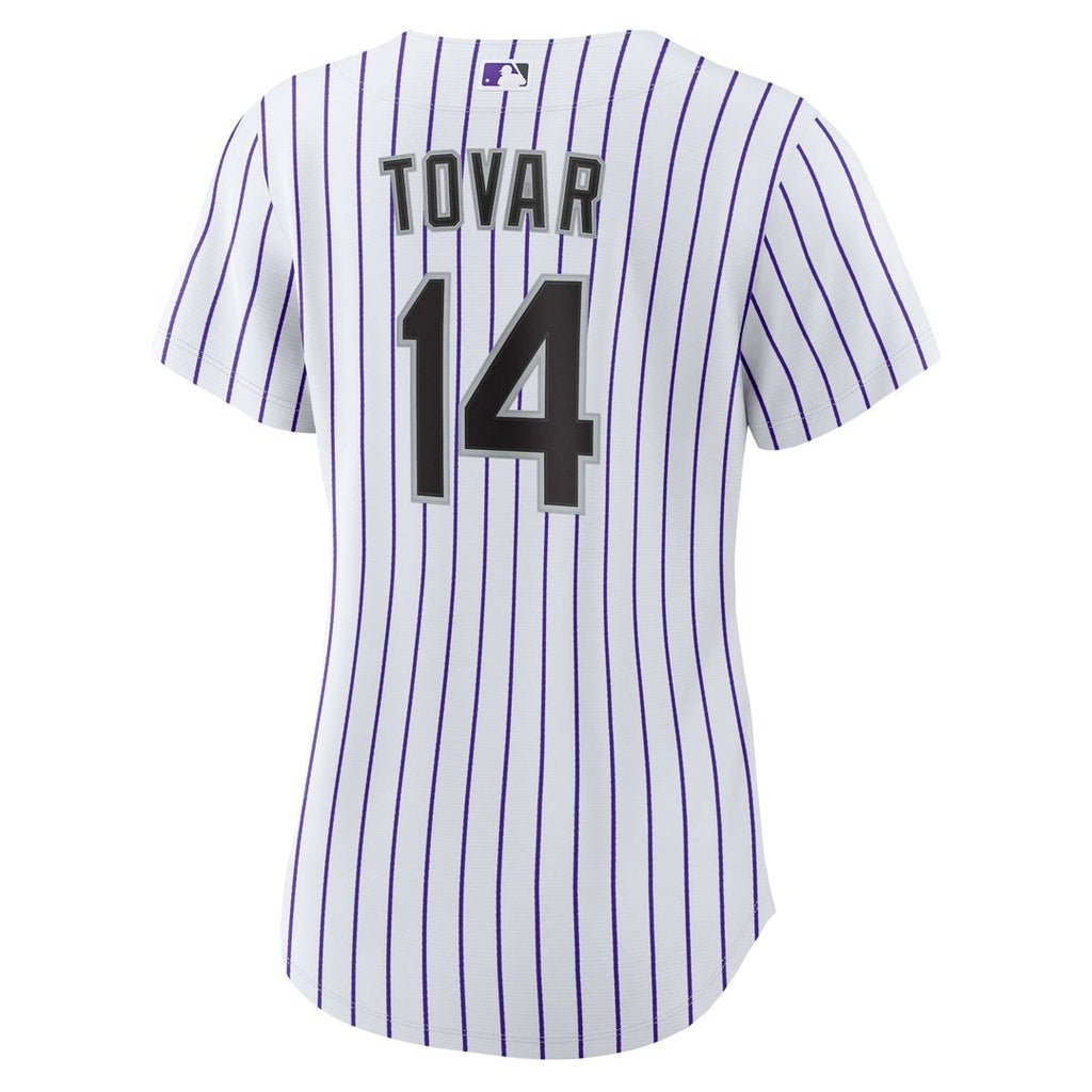 Colorado Rockies Ezequiel Tovar Nike Women's Home Replica Jersey - White