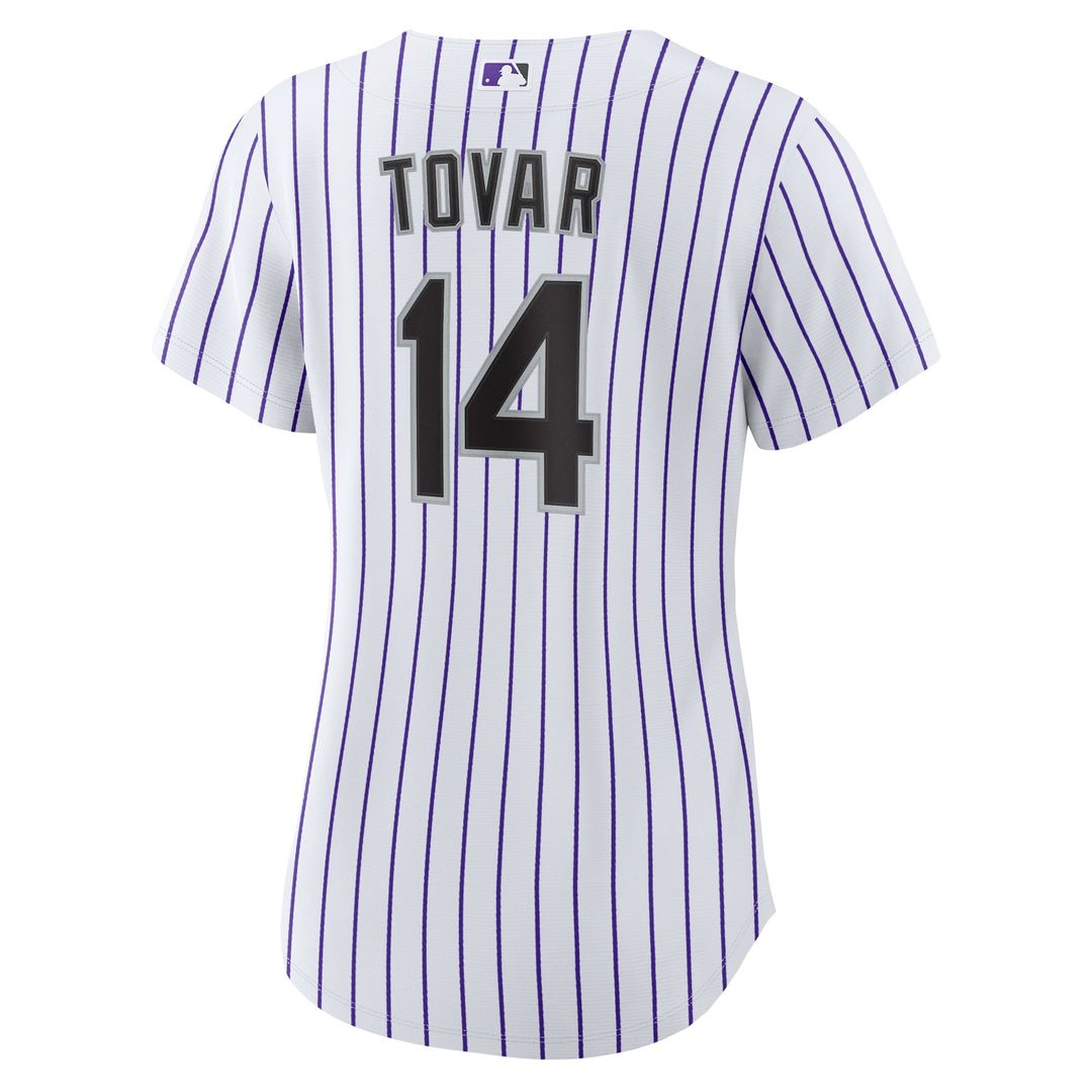 Colorado Rockies Ezequiel Tovar Nike Women's Home Replica Jersey - White