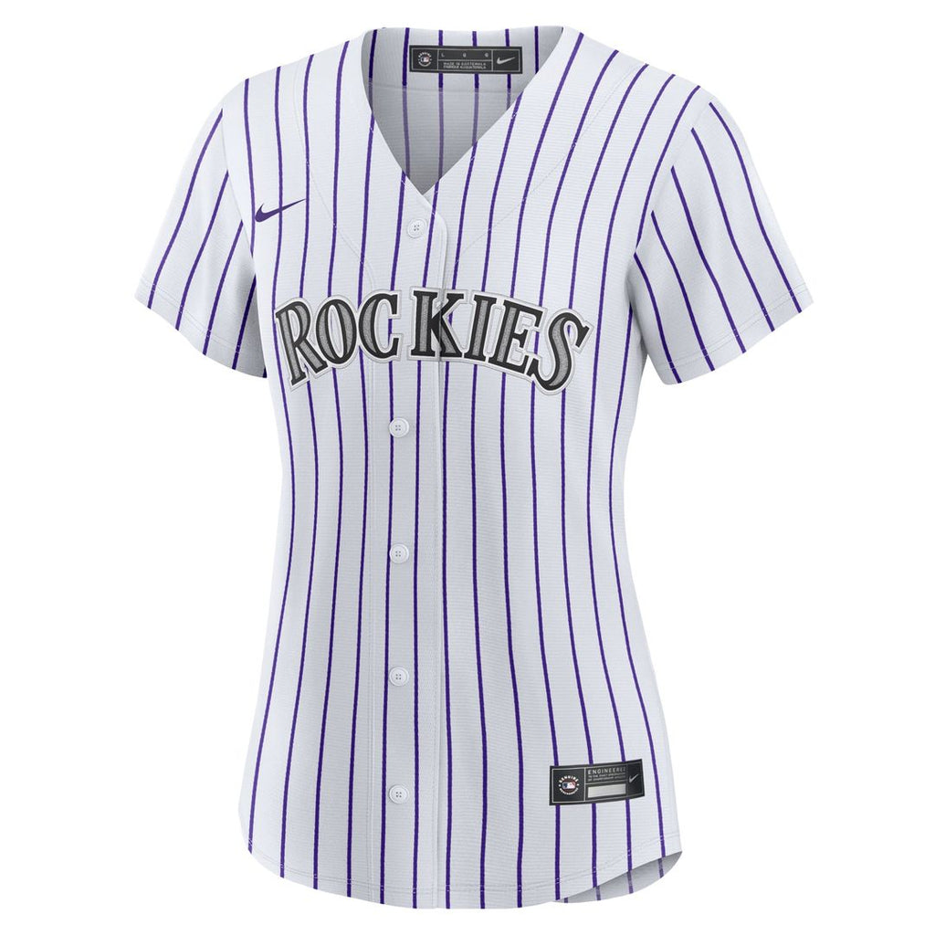 Colorado Rockies Ezequiel Tovar Nike Women's Home Replica Jersey - White