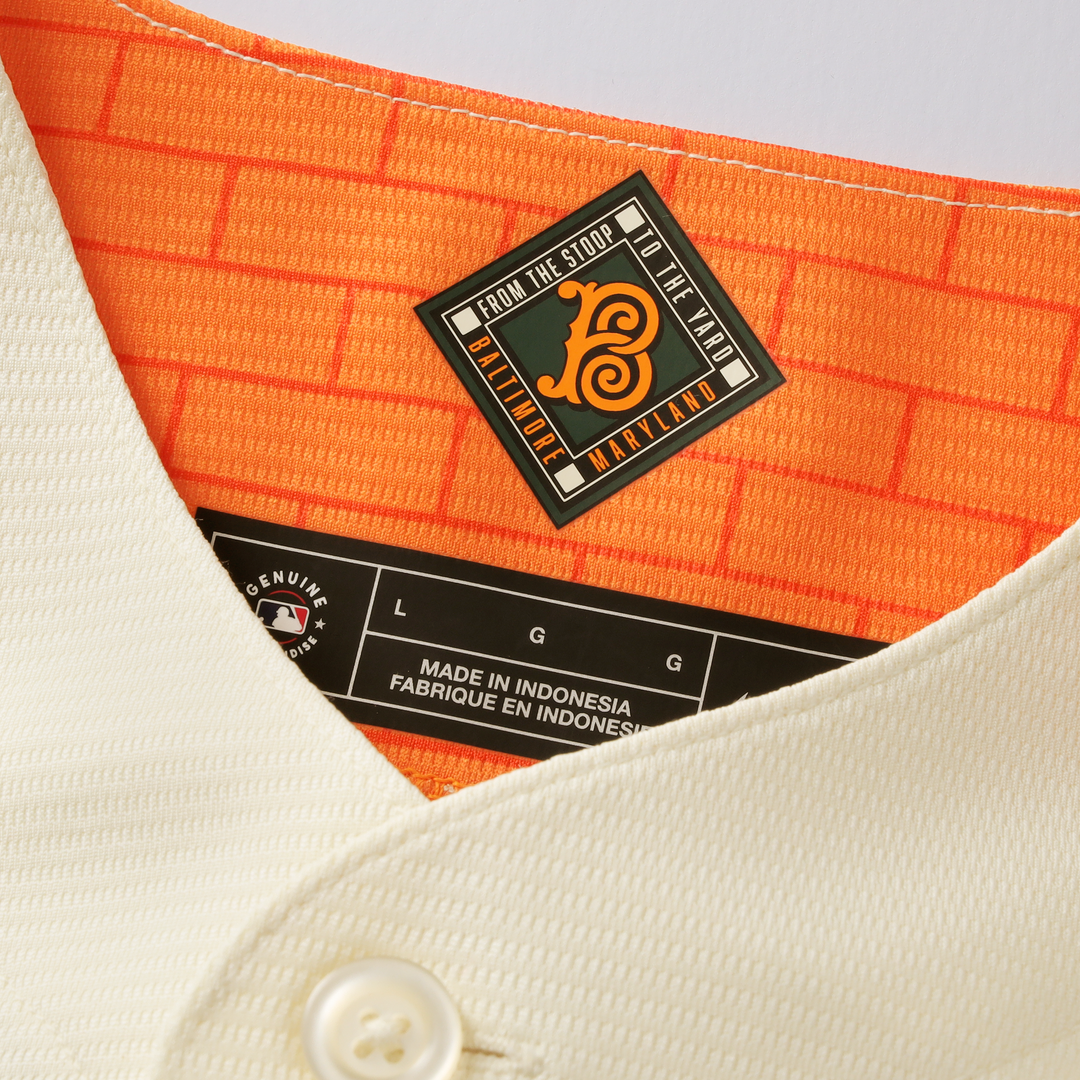 Baltimore Orioles Jackson Holliday Nike 2026 City Connect Stadium Jersey - Cream