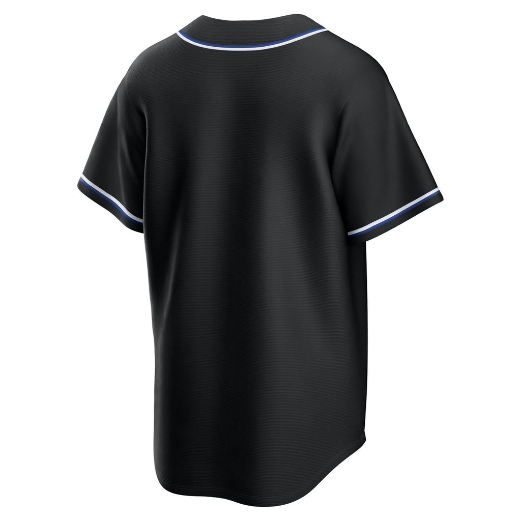 Kansas City Royals Nike Fashion Replica Black Out Jersey