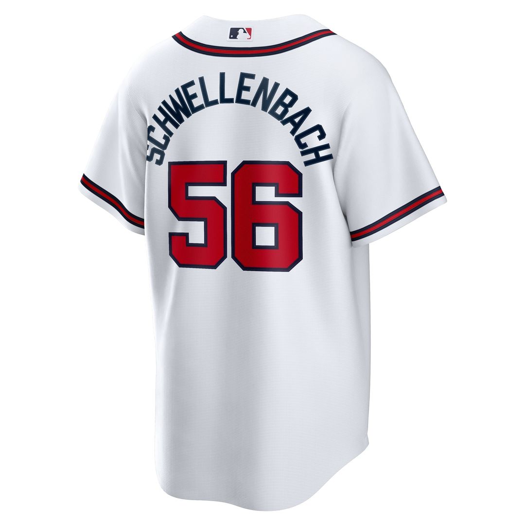 Atlanta Braves Spencer Schwellenbach Nike Home Replica Jersey - White