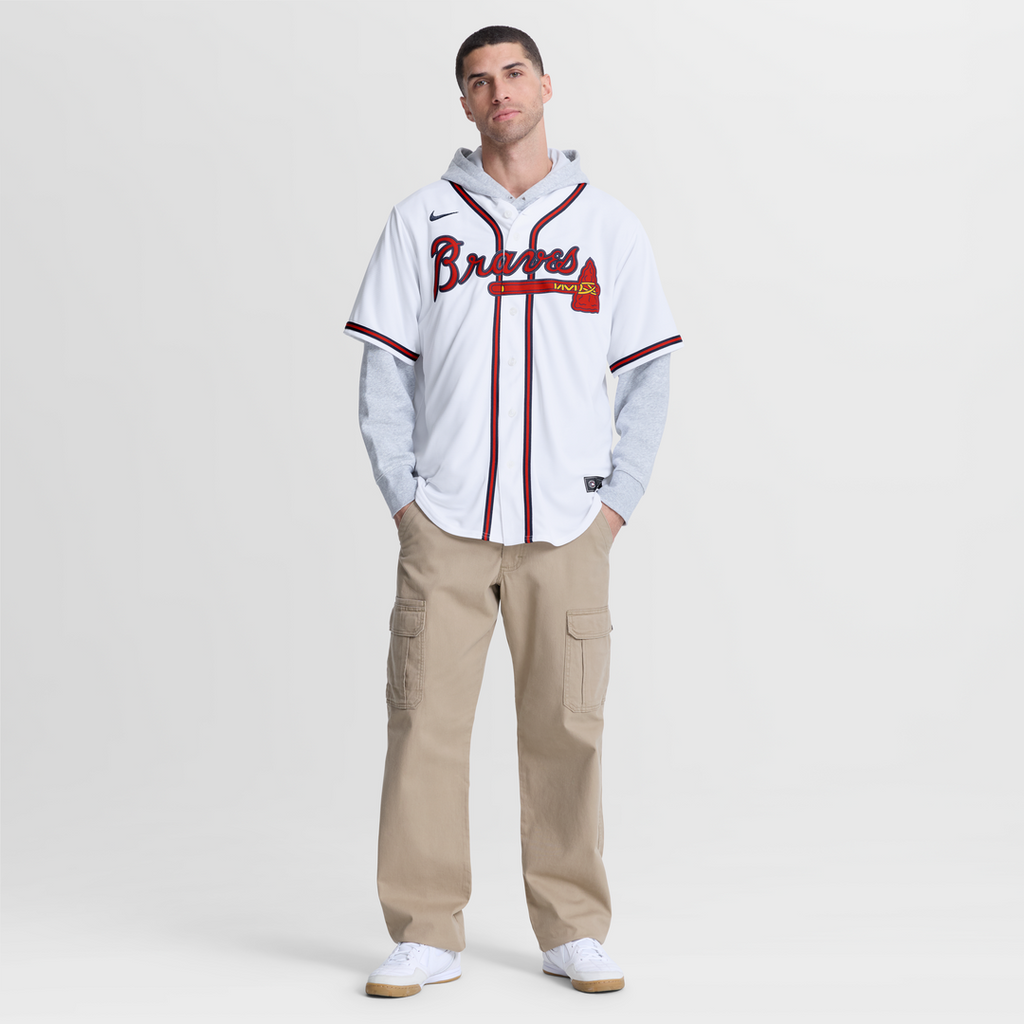 Atlanta Braves Spencer Schwellenbach Nike Home Replica Jersey - White